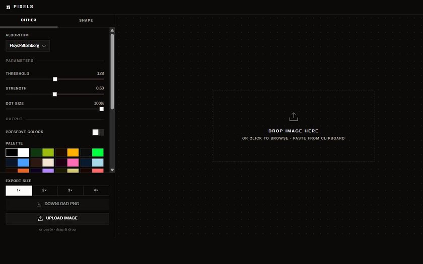 Pixels preview